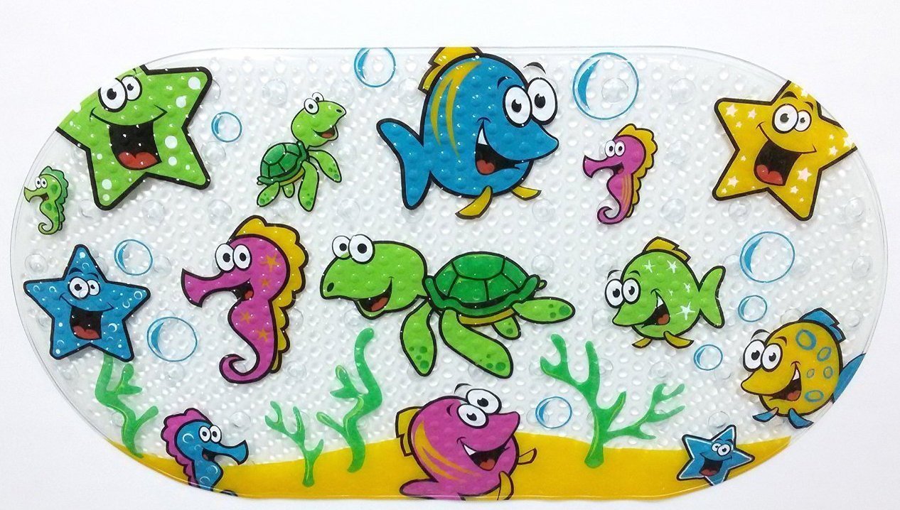 Little Cuties Anti Slip Baby, Kids, Child, Bath Mat, No Phatalates, No Lead, Non Toxic