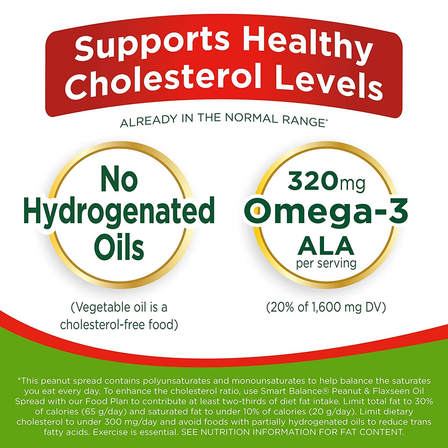 Smart Balance Rich Roast Natural Chunky Peanut Butter (Pack of 2) 16 oz Jars