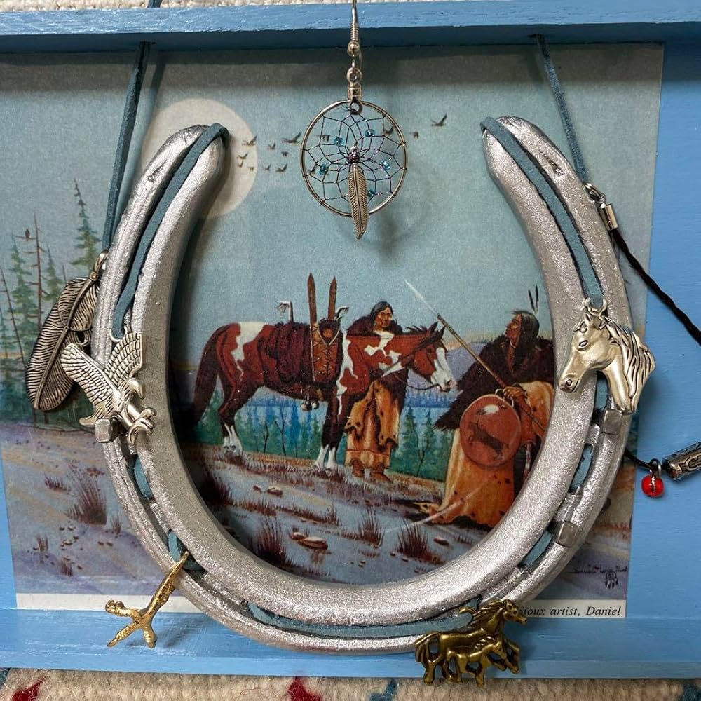 【レア】ネイティブ アメリカン 壁掛けオブジェ USA ★ヴィンテージ Amazon.co.jp: ネイティブアメリカン調蹄鉄オブジェ／壁掛け