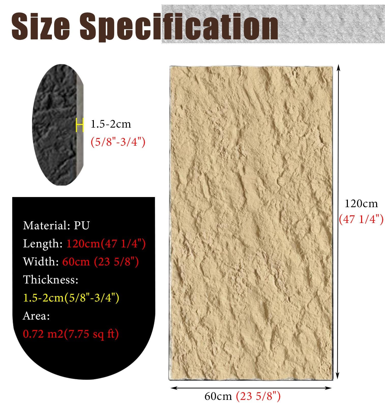 Pannelli Decorativi Pareti Pannelli per Rivestimento Murale a Secco Impermeabili (6/4/2 Pezzi), Pannelli per Pareti Interne ed Esterne, Texture Carta da Parati, Rivestimento per Sfondo TV, Rivestiment