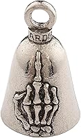 Vista 27 de Guardian Bell Good Luck Bell w/Keyring & Black Velvet Bag Motorcycle Bell Lead-Free Pewter Made in USA