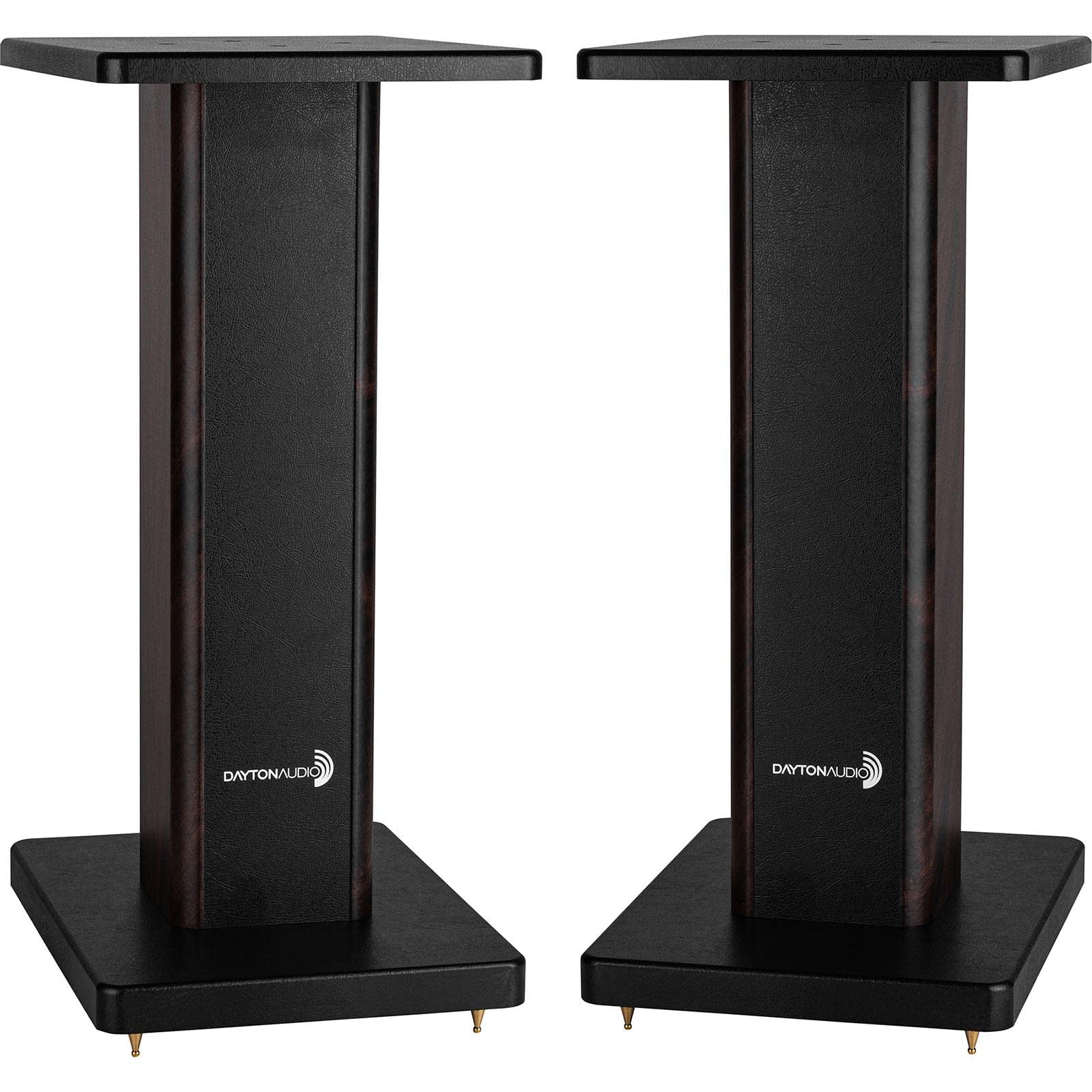 Dayton Audio Universal Wood Speaker Stand Pair (20in Walnut)
