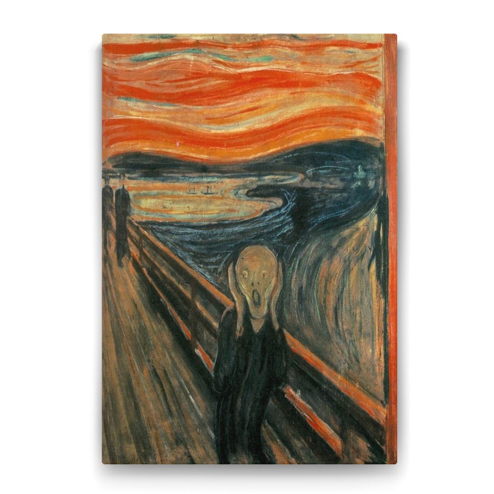 Edvard Munch - The Scream Tablosu - 80x125cm