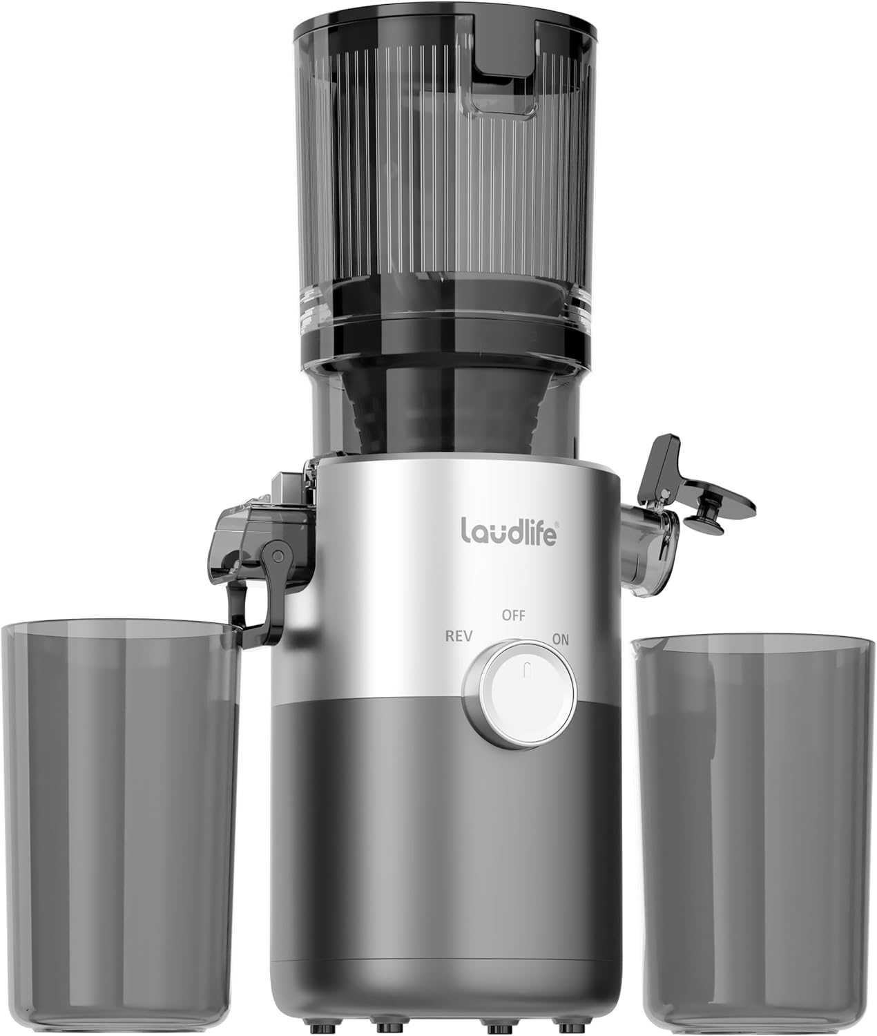 Cold Press Juicer Machines, 5.3" Wide Chute Slow Masticating Juicer, 35db Quiet Operation, 99.7% High Juice Yield, Kale/Spinach Friendly, Juicer Extractor for Whole Fruits & Vegetables