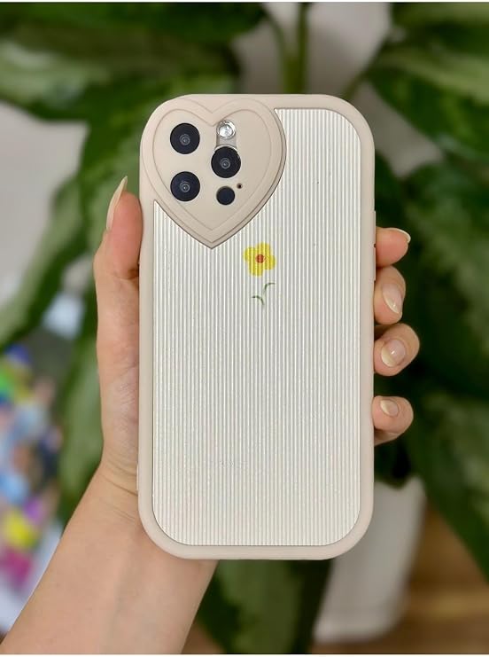 Soft Silicone Camera Protected Case with Coating Design Compatible with Go Accessory Iphone 12 and 12 Pro