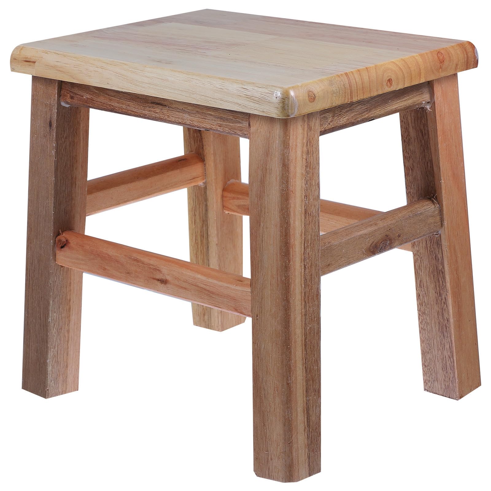 Zerodeko Taburete Pequeño de Madera Maciza, Portátil Hogar