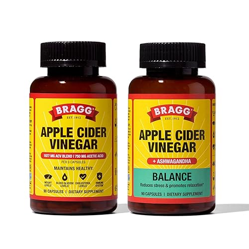 Bragg Apple Cider Vinegar Capsules with Vitamin D and Zinc