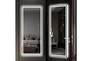 Hasipu LED Door Mirror - Full-Length Illumination Elevated