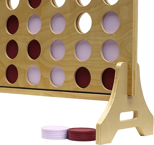 Miniatura 10 de Tailgating Pros Cuatro en una fila de alta calidad con funda de transporte  Juego de patio al aire libre de gran tamaño  Conecta varios discos