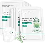 Hyaluronic Acid Face Masks Skincare, Hydrating Face Mask, Facial Mask for All Skin Types - Hydrates & Moisturizes Skin, Daily Face Sheet Mask for Women, Pack of 10