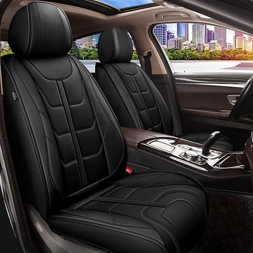 Car Seat Covers fit for Nissan Juke S/SV/SL 2011-2017 Front Seat: Premium Leather Automotive Seat Co