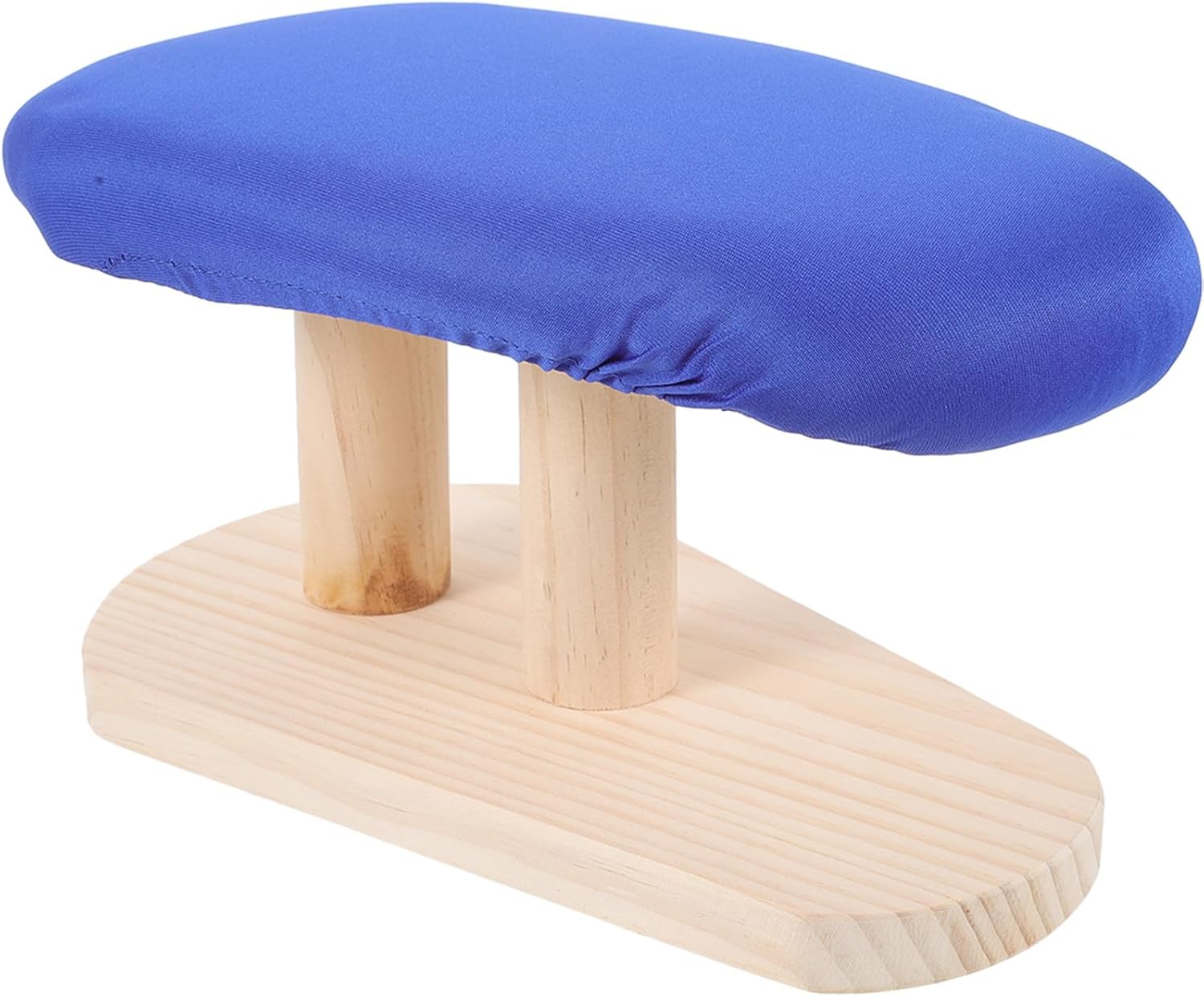 Wood Ironing Stool with Padded Sleeve Ironing Board Cover Extended Size Prop for Household and Laundry Use