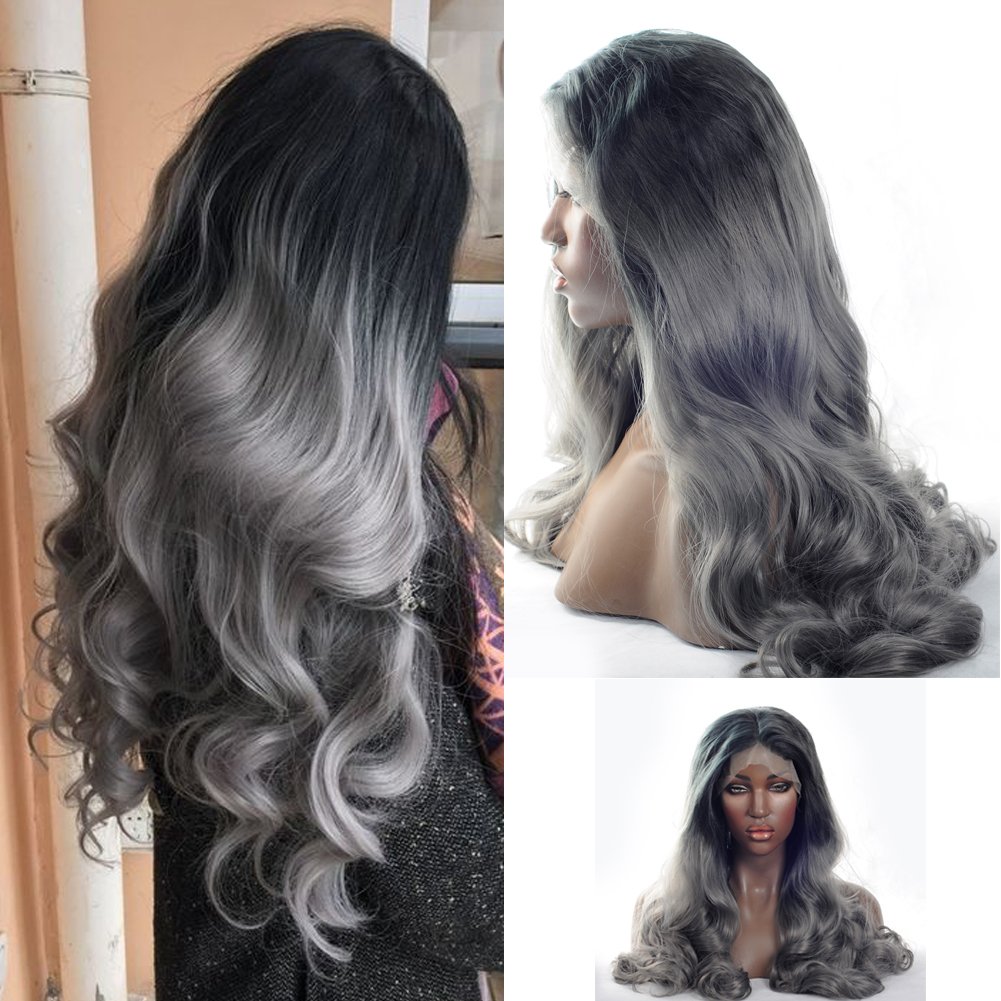 black ombre wig