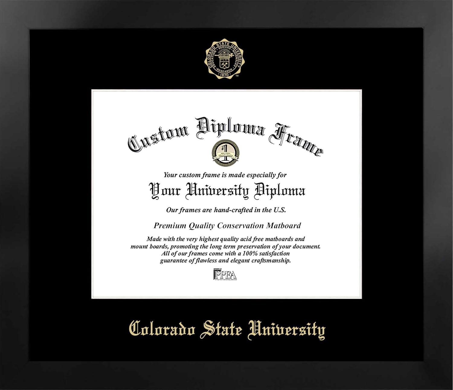 Campus Images NCAA Colorado State Rams Unisex Manhattan Black, Black, One Size