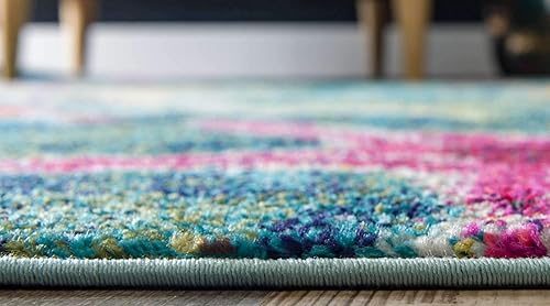 Miniatura 2 de Alfombra moderna Positano de estilo costero de Loom, Polipropileno, Azul marino