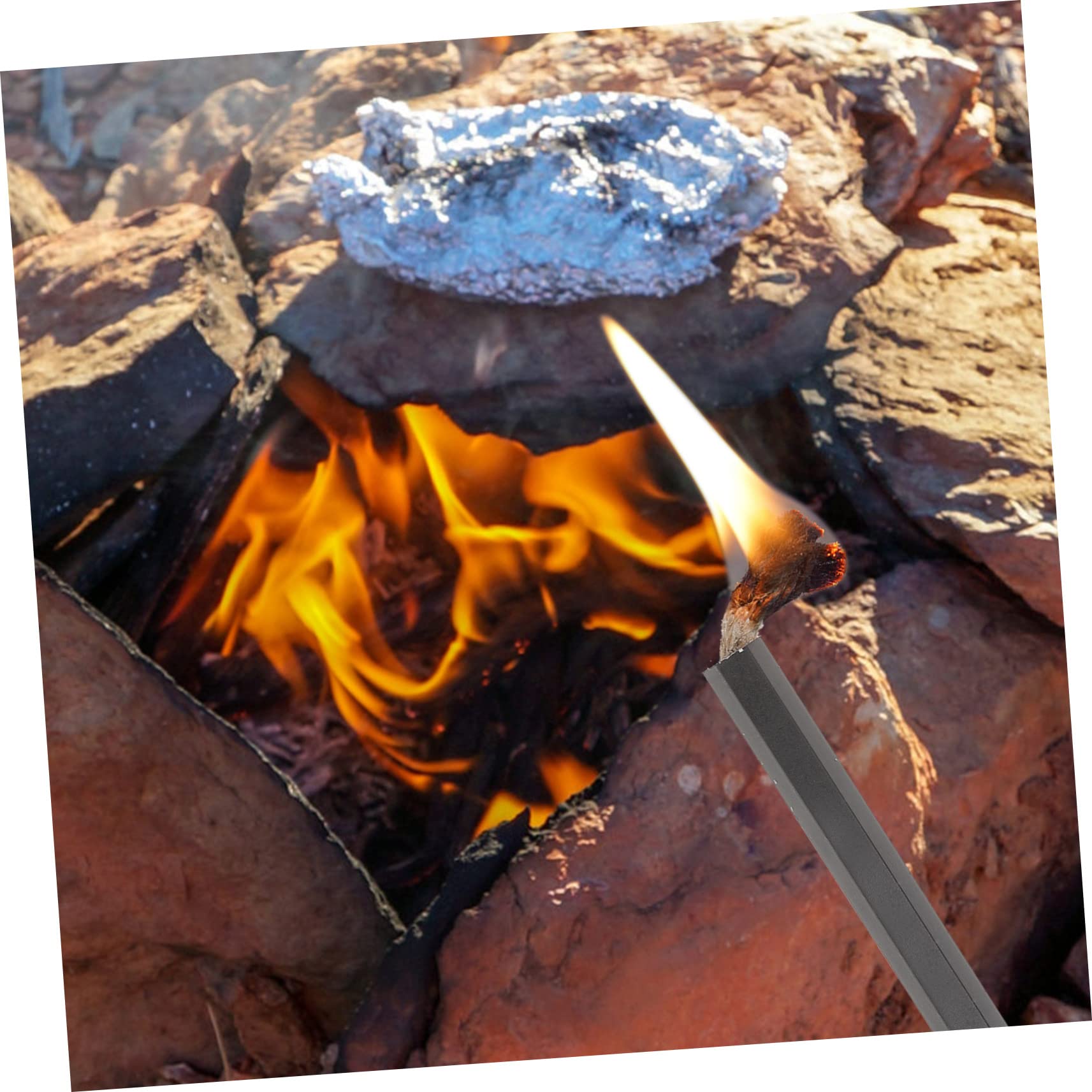 TOYANDONA 5 Series Cuerda De Cera De Abejas Cámping Firelighters Iniciador De De Pedernal Mecha Iniciador De De Campamento De Fósforo Aleación De Aluminio 3 Piezas X 5