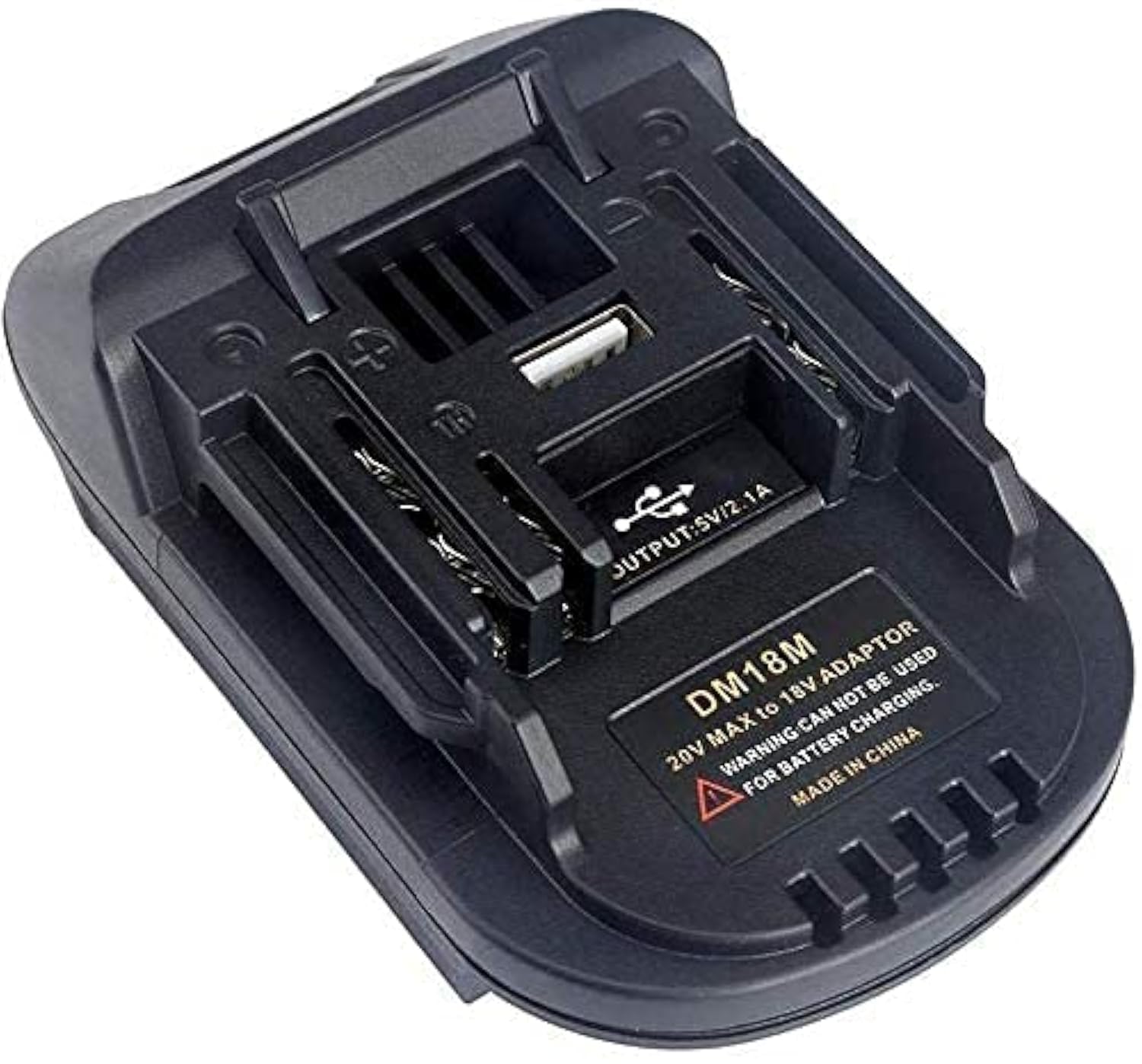 DM18M Battery Adapter Compatible with Dewalt Milwaukee Battery Convert to MAKIT Battery