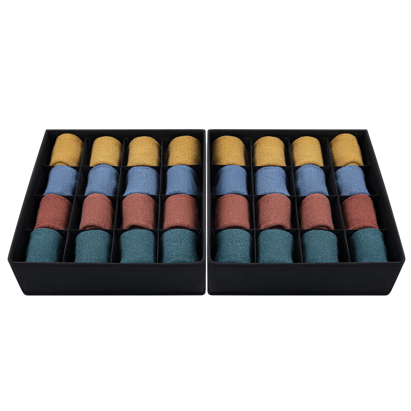 Hduacuge Boîtes de Rangement 24 Alvéoles Boîtes Pliables pour Hduacuge Boîtes de Rangement 24 Alvéoles Boîtes Pliables pour