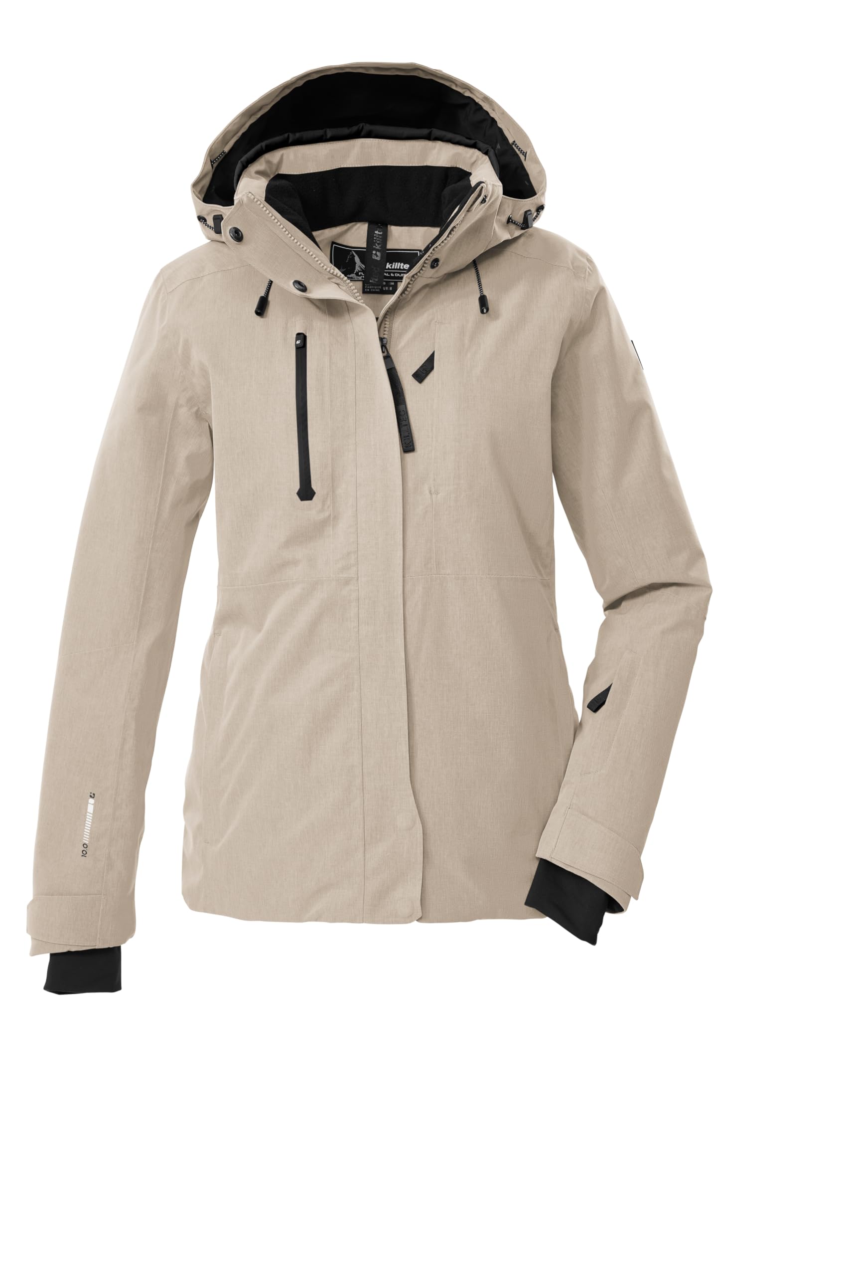 Killtec Damen Ksw 35 Wmn Ski Jckt Skijacke/Funktionsjacke mit abzippbarer Kapuze und Schneefang