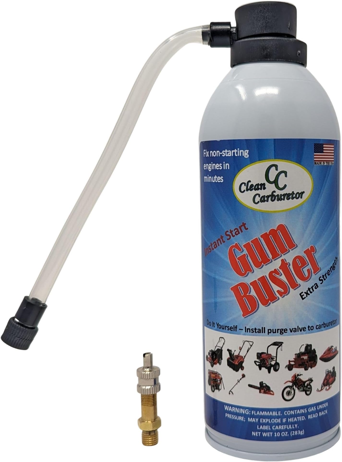 GumBuster Carburetor Cleaner + Purge Valve Kit