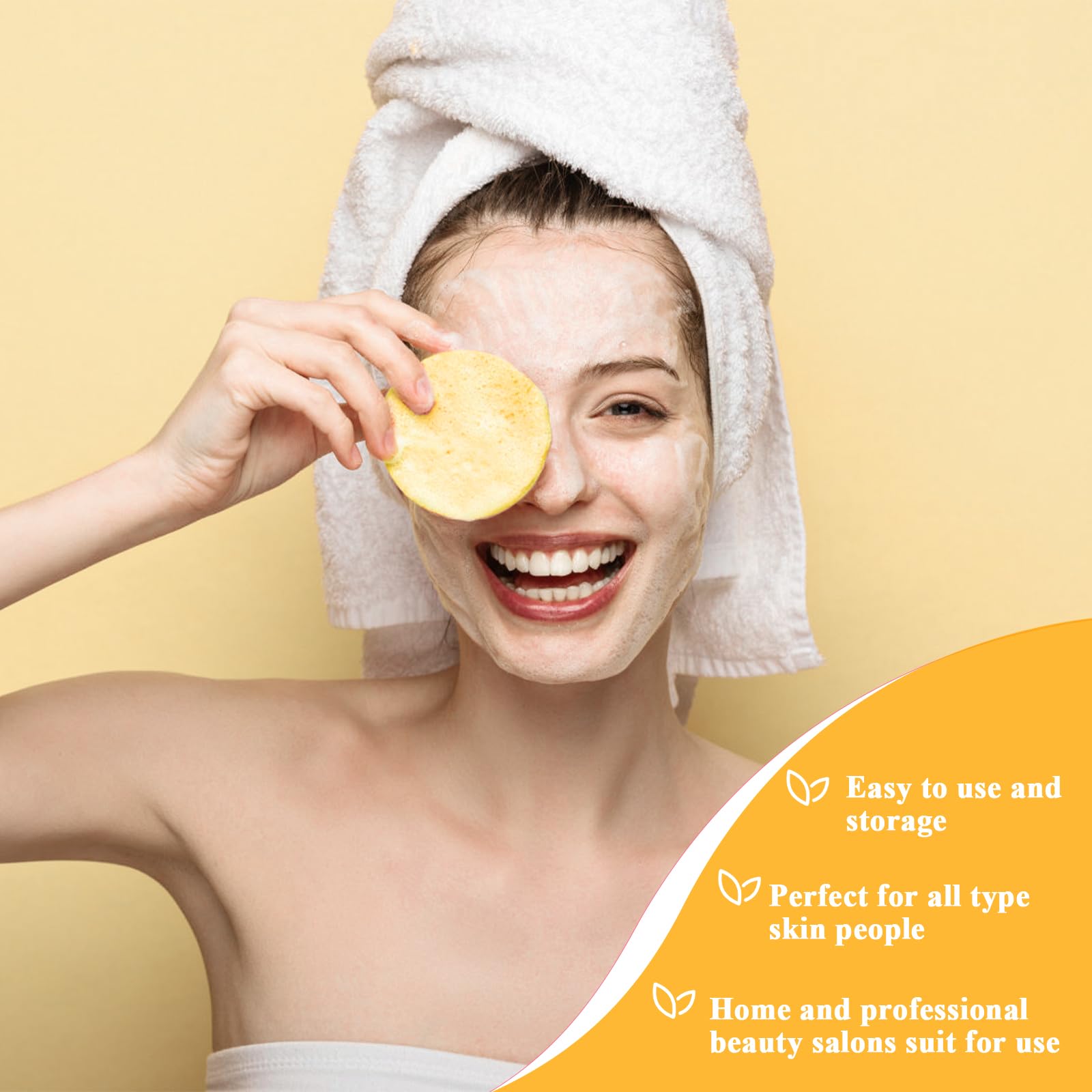 Luxiv - Esponjas faciales comprimidas, 240 + 1 unidad, esponja de cara redonda, esponjas profesionales comprimidas para eliminación de maquillaje para esteticistas, esponja facial, compresa,