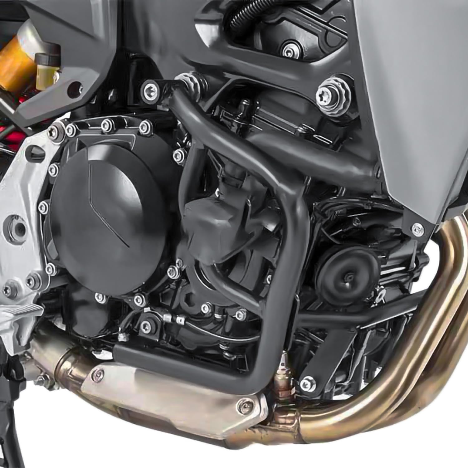 Moto En Acier Au Carbone Autoroute Moteur Pare-chocs Garde Crash Bar Réservoir Protecteur Protecteur De Cadre pour B.M.W F900R F900XR F-900-R F-900-XR F 900 R/XR 2020 2021 2022(Inférieur)