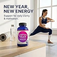 Vista 5 de MD Life - Suplemento de L-metilfolato de 10 mg – Suplemento de metilfolato L activo de grado profesional – 90 cápsulas – L-metilfolato 10 mg