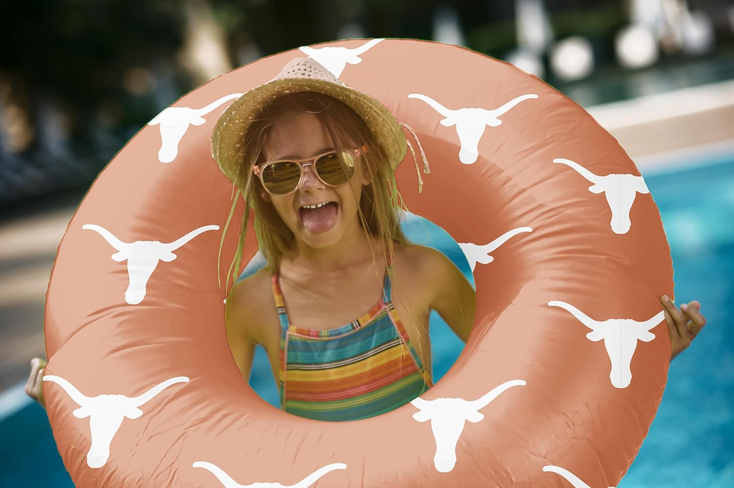Pegasus Sports NCAA Repeat Logo 48" Inflatable Pool Ring