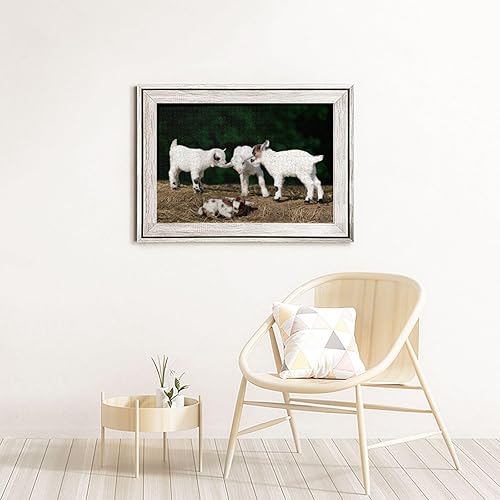 Miniatura 9 de Rompecabezas para adultos de 1000 piezas, cabras, niños, rompecabezas familiar grande, obra de arte para adultos y adolescentes, regalo