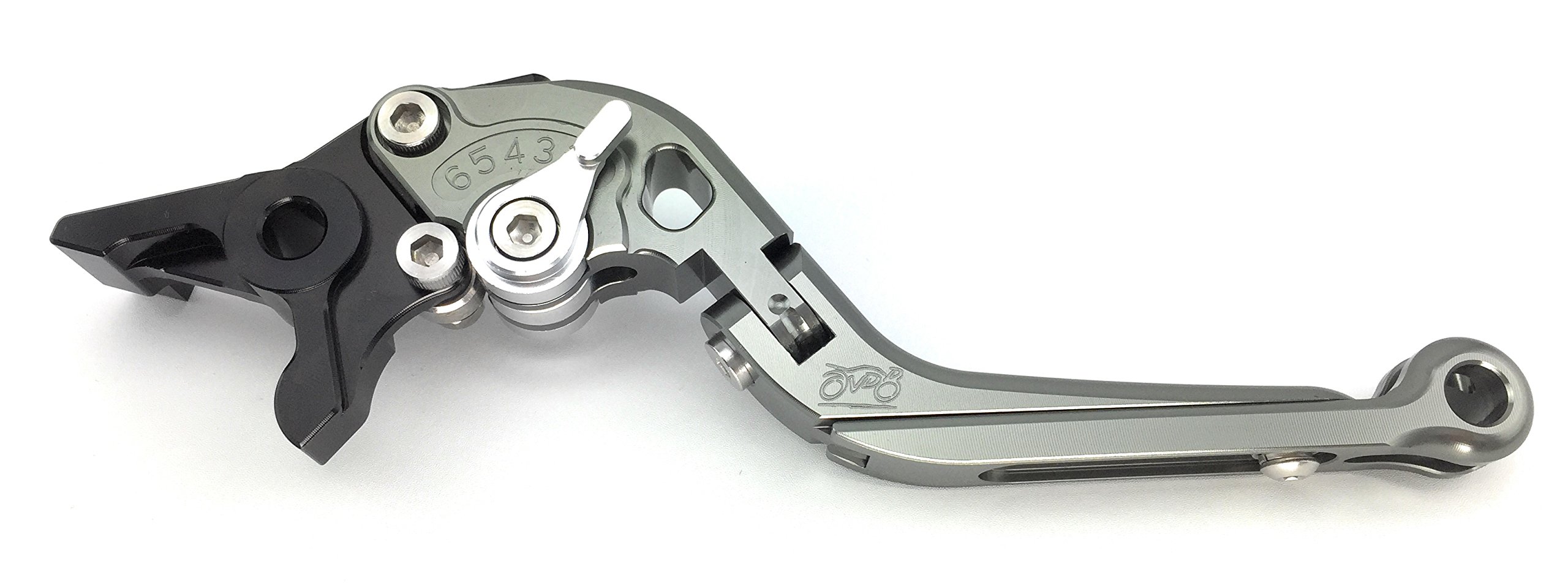 avdb-moto Coppia di leve regolabili e pieghevoli CNC Compatibile con Kawasaki Ninja 400R 400, er4 N, er4 F 2011 12 13 2014