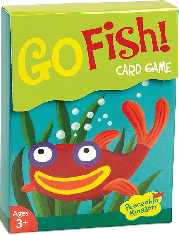 Peaceable Kingdom Go Fish! Classic Card Game for Kids 48