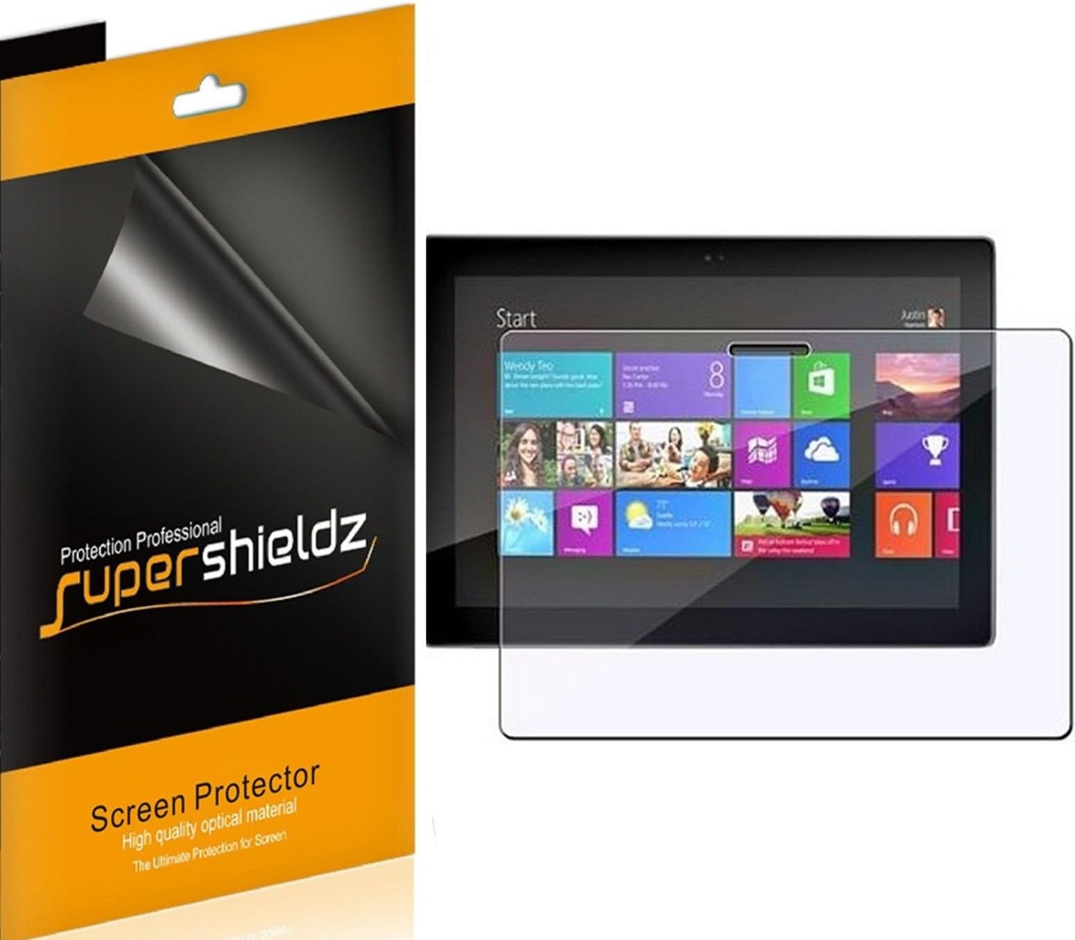 Supershieldz (3 Pack) Designed for Microsoft Surface Windows RT and Surface Pro (1st Gen) Screen Protector, Anti Glare and Anti Fingerprint (Matte) Shield