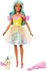 Barbie A Touch of Magic Doll & Accessories, Teresa with Fantasy Outfit, Pet, Leash & Styling Accessories, JCW51