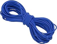 Vista 58 de PATIKIL Cuerda elástica elástica de 109 yardas (328.1 ft), cuerda elástica pesada de 0.059 in, albaricoque para manualidades, correas de gancho