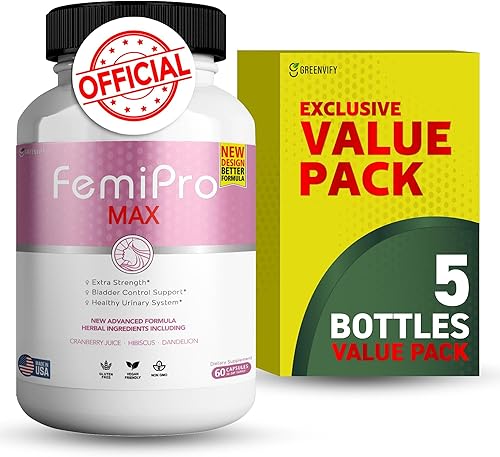 Vista 9 de MAX Suplemento de apoyo urinario para mujer, 60 cápsulas, control de vejiga extra fuerte con arándano, hibisco, diente de león, vegano, sin gluten