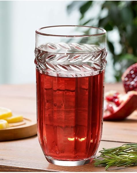 Madame Coco Medeline 4'lü Meşrubat Bardak Seti 350 ml