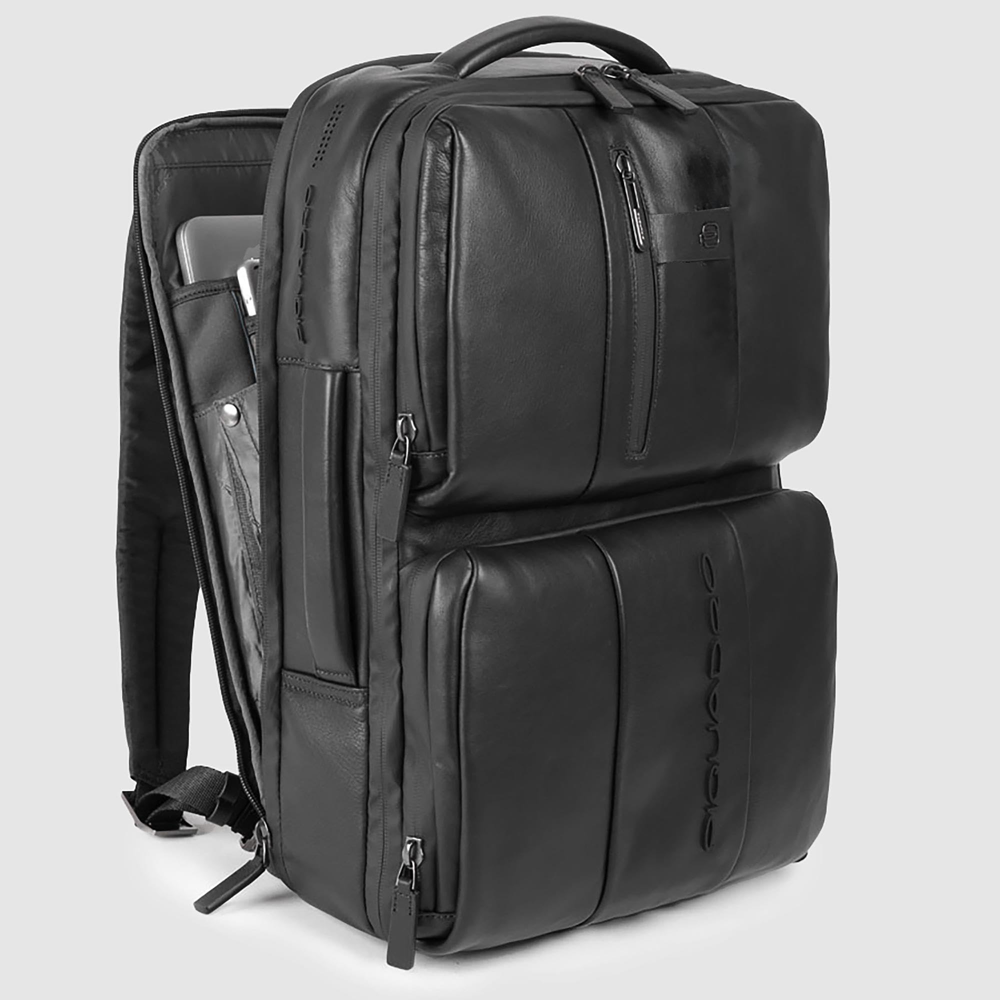 PIQUADRO Zaino uomo sottile porta pc 17,3"