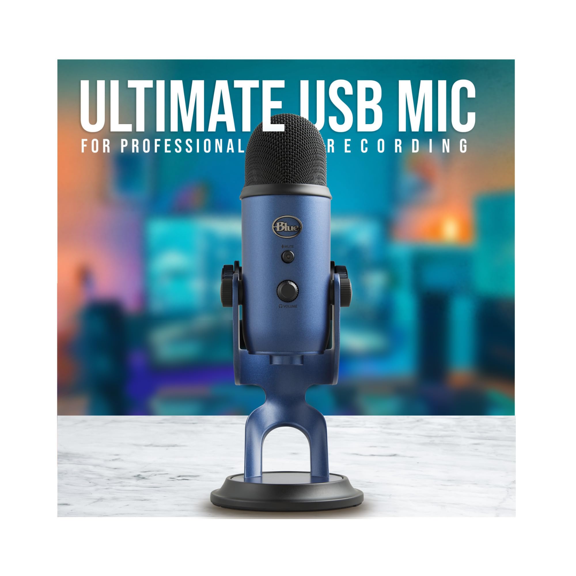 Amazon.co.jp: Blue Microphones Yeti USBマイク (ミッドナイトブルー