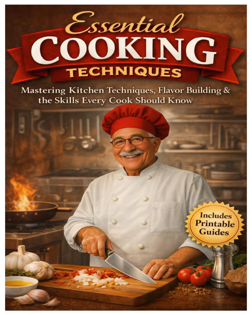 Essential Cooking Techniques: Mastering Kitchen Techniques, Flavor Building & the Skills Every Cook Should Know
