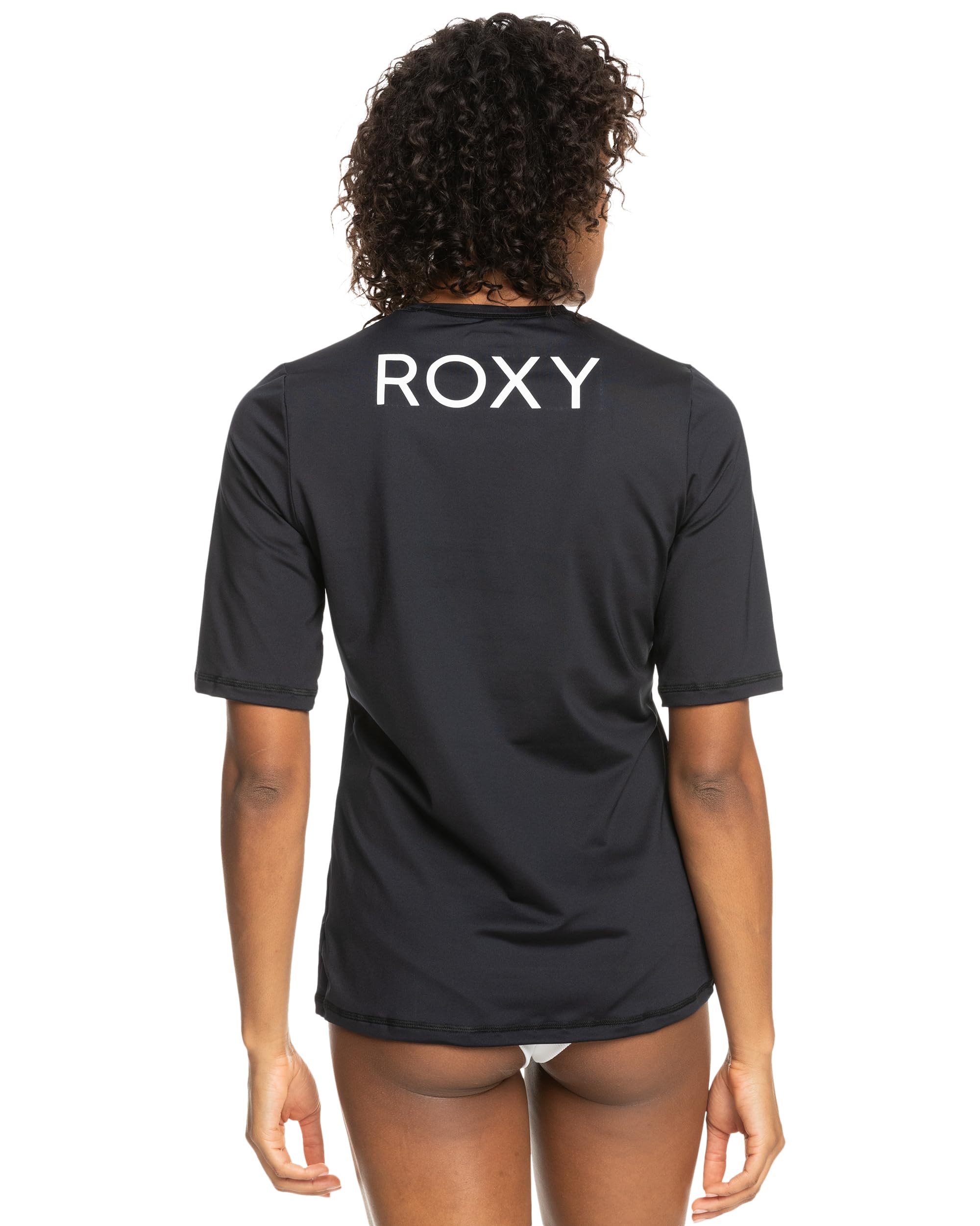 Roxy Enjoy Waves Short Sleeve Loose Fit Rashguard Camisa de protección de Sarpullido para Mujer