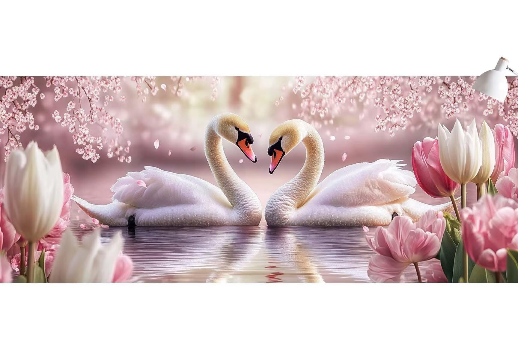 Diamond Painting Cygne Diamond Painting Adulte Couple Diamant Painting Enfant,DIY Peinture Diamant Broderie Kit Complet Diamant Art Set Tableau Perle Decoration Maison Idee Cadeau Femme 70x200cm Z715