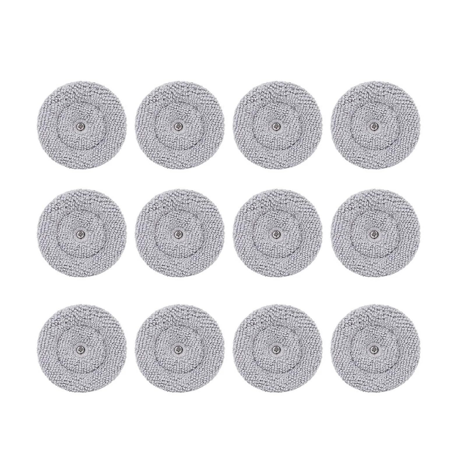 HIZON Mop Cloth ，Compatible For Roborock， S8 MaxV Ultra S8 Max Ultra G20S Shock Mop Cloth Round Rag Robot Vacuum Cleaner Accessories(J)