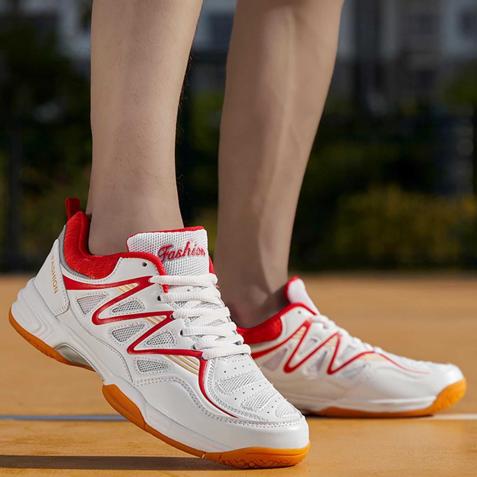 Calzado para el día deportivo de la ciudad, bádminton/tenis ligeros con red respirable
