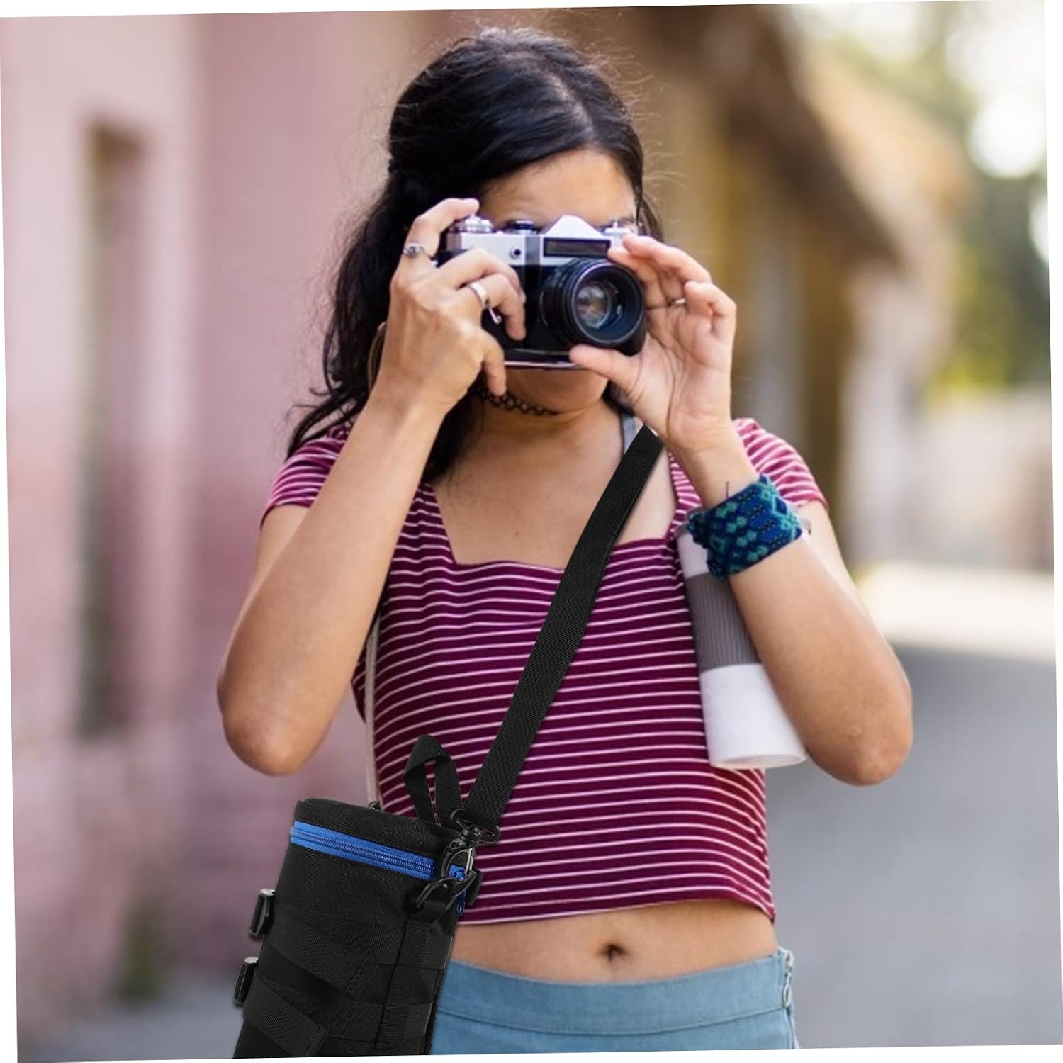 1pc Shockproof Photography Bag Thickened Camera Lens Case for and Mirrorless Material for Transport and against Scratches and Drops