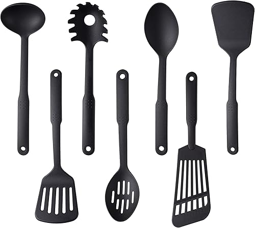 Miniatura 9 de Juego de utensilios de cocina, 17 piezas, juego de utensilios de cocina, resistente al calor y antiadherente, accesorios de cocina de nailon para