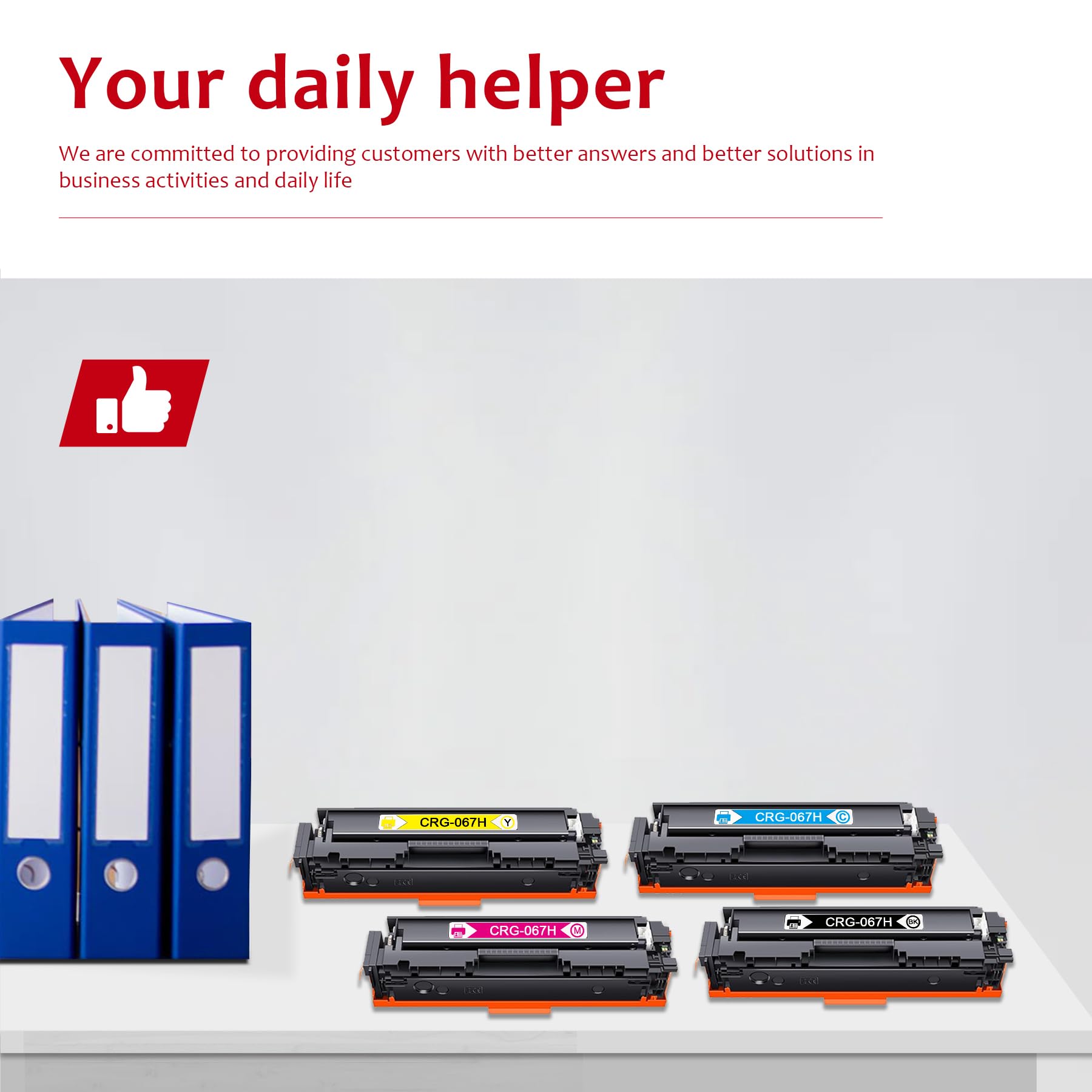 Amazon.com: 067 Toner Cartridge Set Replacement for Canon 067 067H