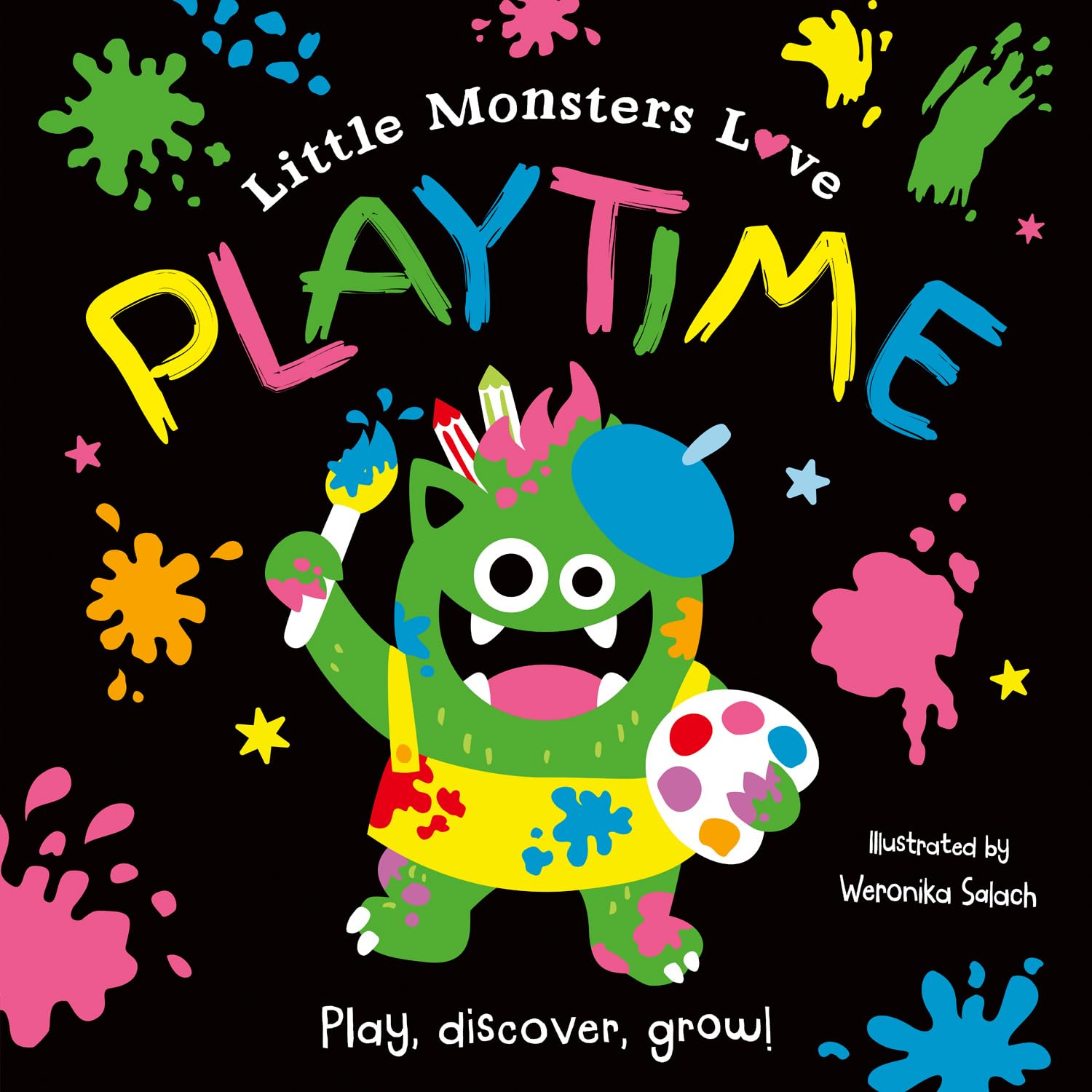 Little Monsters Love… PLAYTIME: A bright and bold introduction to daily routines and experiences for youngsters – aged 1 to 3 – learning how to explore and enjoy their day.