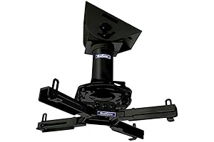 QualGear QG-KIT-VA-3IN-B Projector Mount Kit Accessory Vaulted Ceiling Adapter