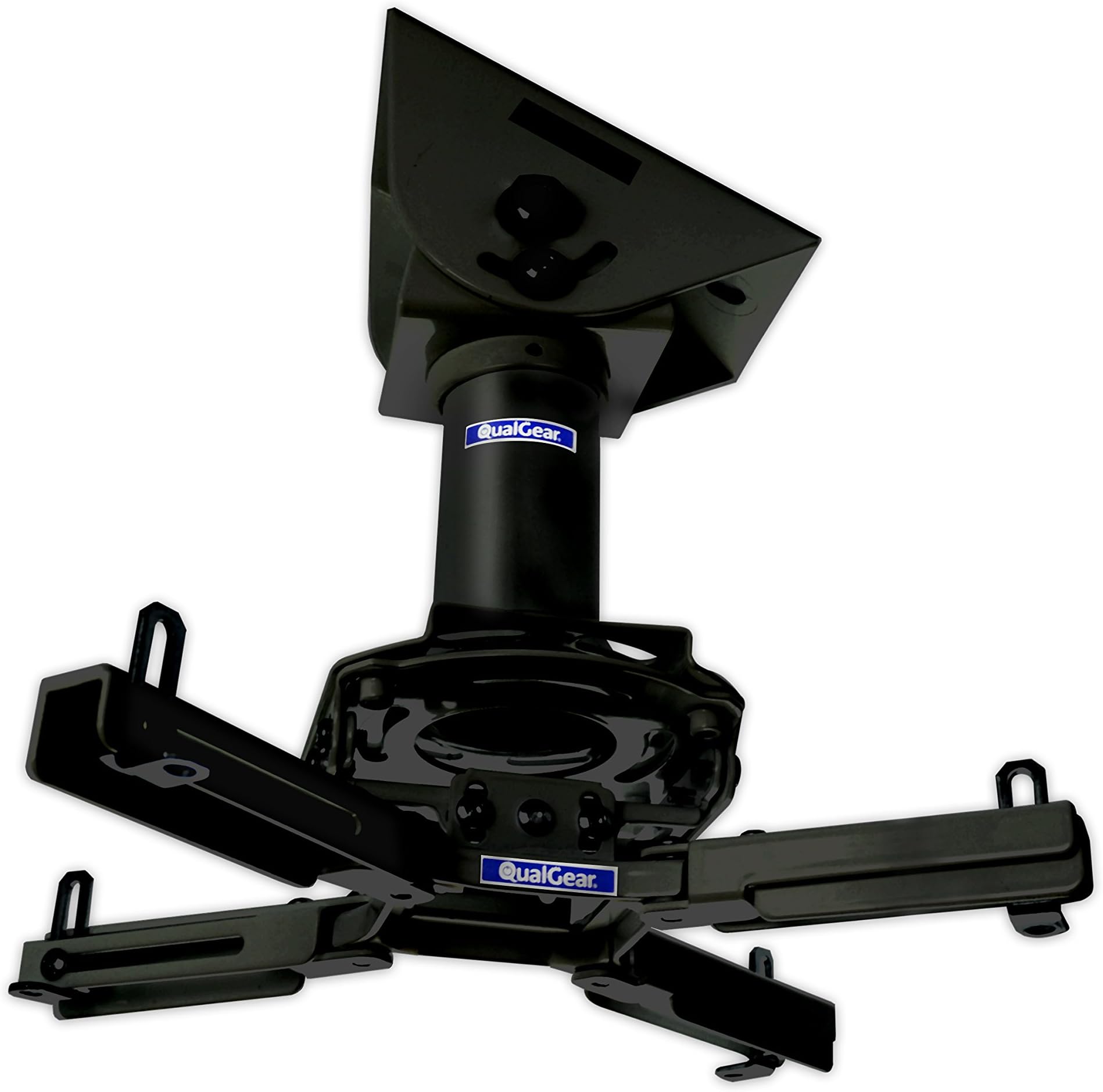 Pro-AV QG-KIT-VA-3IN-B Projector Mount Kit Accessory Vaulted Ceiling Adapter, 3" 1.5", Black