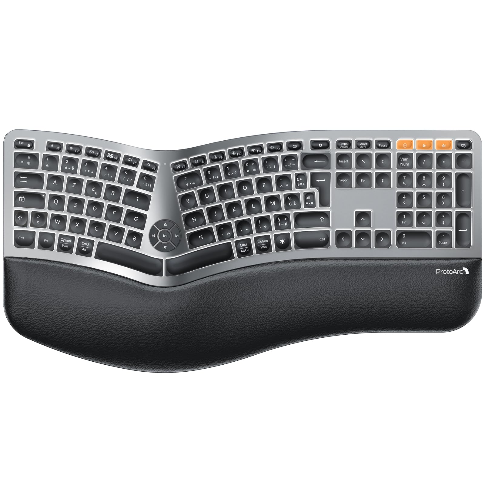 ProtoArc EK01 Plus Clavier Ergonomique - Guide 360
